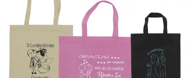 set bolsas de tela + algodon paula maria