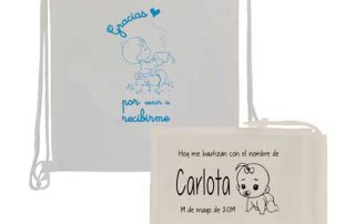 set bolsas de tela + mochila saco joyeria